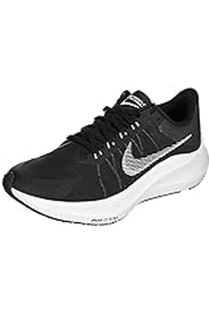 Nike Winflo 8, Zapatillas para Correr Mujer, Negro Blanco Gris Ahumado Gris Lt Smoke, 36 EU