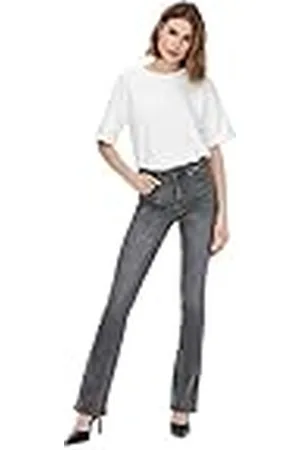ONLY Onlblush Life Mid Flared Tai0918 Noos, Vaqueros Mujer, , L