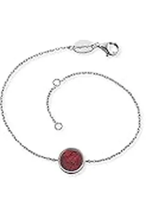 Engelsrufer Pulsera para mujer de plata con piedra potente ERB-LILGEM-RJ, 1 Stein, Plata, Circonita cúbica