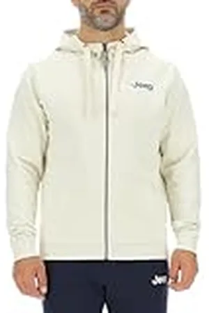 Jeep O102890-W497 J Sudadera Capucha Y Cremallera Completa Hombre - Estampado Trasero Seta, Star & Grille J23W Hombre XL