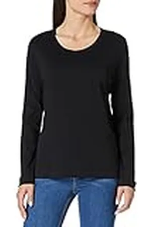 SELECTED EGOMAXX Women Basic Longsleeve Shirt | SLFSTANDARD Cotton Pullover | Thin Basic Sweatshirt, Color: , Talla:M