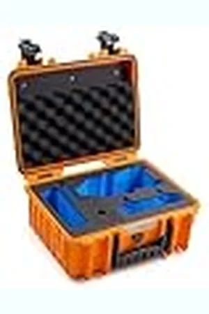 B&W Maletín de Transporte Exterior para dron dji Air 3, Air 3S y Fly More Combo – Tipo 3000 – Impermeable según certificación IP67, Resistente al Polvo, irrompible e Indestructible