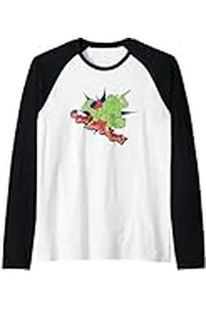 Teenage Mutant Ninja Turtles ¡TMNT Donatello Cowabunga! Donnie Camiseta Manga Raglan