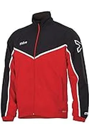 Mitre T70019 Chaqueta de Chándal para Entrenamiento, Unisex niños, Escarlata/Negro/Blanco, M