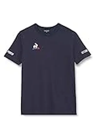 Le Coq Sportif Tennis tee SS N°3 Camiseta, Niños, Enfant Dress Blue, 6A
