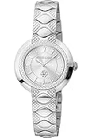 Roberto Cavalli Reloj Analógico para Mujeres de Cuarzo con Correa en Acero Inoxidable RV1L180M0011