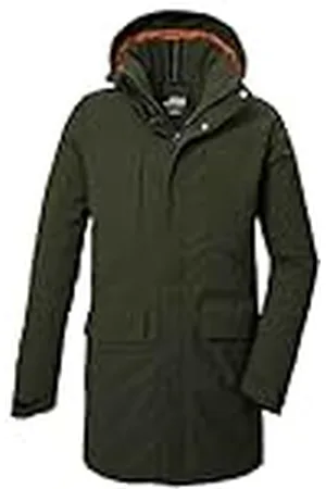Killtec Hombre Parka/parka funcional con capucha con cremallera KOW 80 MN PRK, , L, 41848-000