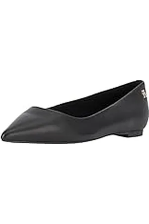 Tommy Hilfiger Essential Pointed Ballerina FW0FW07863, Bailarinas Mujer, (Black), 36 EU