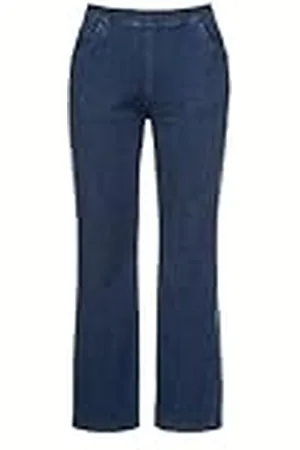 Ulla Popken Weite Marlene Denim, Mary, Jeans Mujer, , 45W / 32L