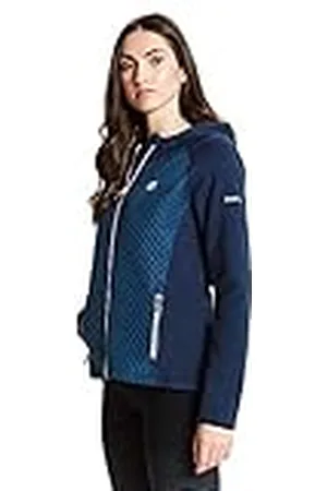 Dare 2B Glorious Sweater Knit Effect Full Zip Hooded Hybrid Jacket Prendas de Punto, Mujer, , 36