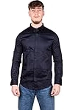Armani Exchange Smart Stretch Satin Camisa, , Medium para Hombre