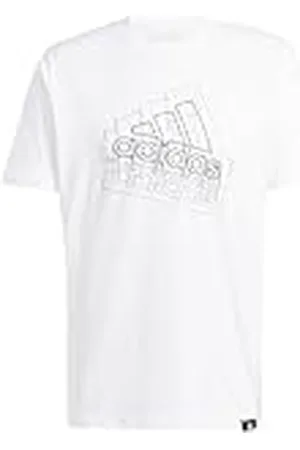 adidas Hombre Tech BOS Graphic tee, White, XXL