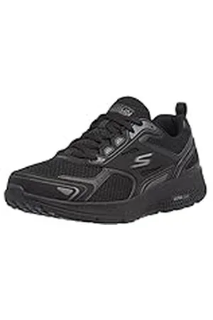 Skechers Gorun Consistent-Athletic Workout Running Walking Shoe Sneaker with Air Cooled Foam, Zapatillas Hombre, Negro y Gris Oscuro, 43 EU X-Ancho