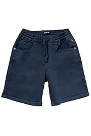 Replay Pantalón corto elástico para niño, azul (Deep Blue 088), 8 años