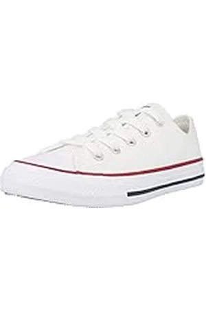Converse Junior White All Star OX Trainers-UK 13 Kids