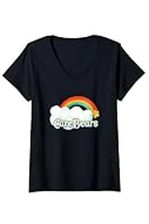 Care Bears Mujer Logotipo de nube horizontal de Camiseta Cuello V