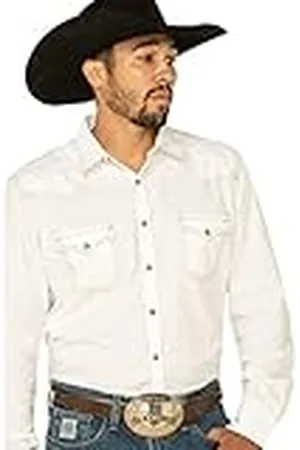 Wrangler Retro Two Pocket Long Sleeve Snap Shirt Camisa, , M para Hombre