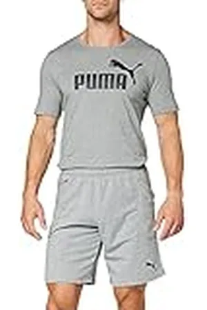 PUMA LIGA Casuals Shorts, Pantalones Cortos, Hombre, Gris (Medium Gray Heather- Black), S