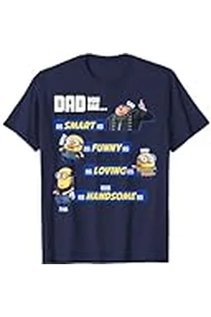 Minions Lista del panel de atributos de Minions Dad Camiseta
