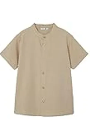 NAME IT Nkmfaher SS Shirt F Noos Camisa de Manga Corta, , 122/128 cm para Niños