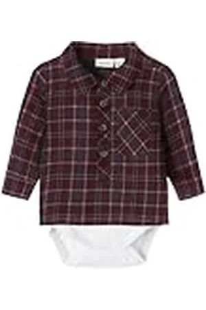 NAME IT Nbmresoren-Body de Manga Corta Camisa, , 68 cm para Bebés