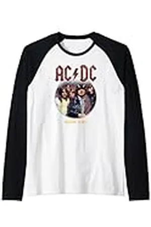 AC/DC ACDC Highway To Hell Circle Rock Music Band Camiseta Manga Raglan