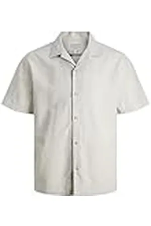 JACK & JONES Jjesummer Resort Linen Shirt SS Sn Pantalones Vaqueros, , XL para Hombre