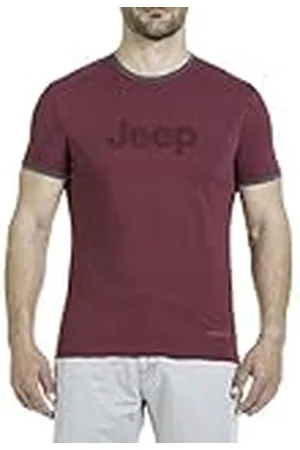 Jeep O100795-R077 Camiseta Bordado Relieve (Custom Fit) Unisexo S