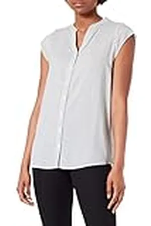 Timezone Striped Shotsleeve Blouse Blusas, , L para Mujer