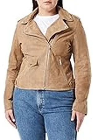 Naf-naf Veste en Cuir Cuero, , 36 para Mujer