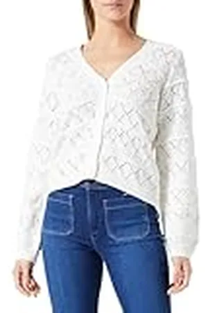 Object Objliva L/S Noos-Cárdigan de Punto con Cuello en V Suéter, , XL para Mujer