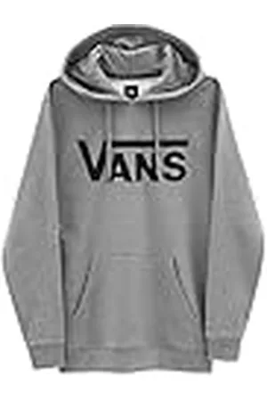 Vans MN Classic Po Hoodie II Sudadera con Capucha, Gris (Cement Heatherblack Ady), S para Hombre