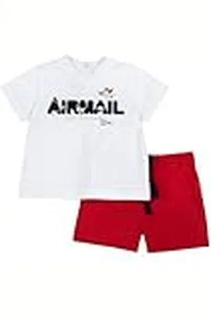 chicco Conjunto de Camiseta Y Pantalones Cortos, Chándal, Bebé-Niños, , 12 meses EU