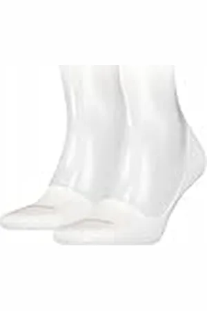 Calvin Klein Mid Cut Footie, (White), 43 (Pack de 2) para Hombre