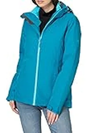 mc kinley Aneli - Chaqueta para mujer, Mujer, 294639, Blue/Turquoise, FR : 4XL (Taille Fabricant : 48)