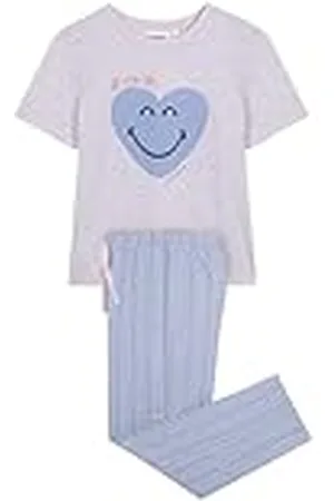 Women secret Long Pyjama MULTILICENSE Lucky Love Smiley Pijamas, , S para Mujer