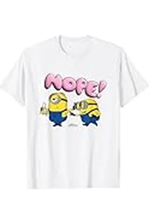 Minions Nope! Stuart Enjoying a Banana Big Chest Poster Camiseta