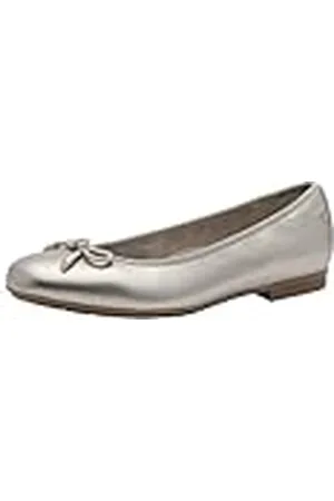 Tamaris Comfort Damen Ballerinas aus Leder mit Schleife, Zapatos Tipo Ballet Mujer, , 36 EU