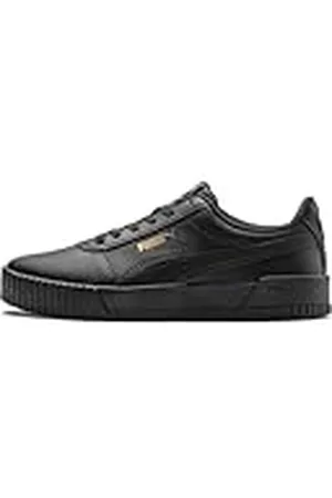 PUMA Carina L, Sneakers Mujer, Black Black Team Gold, 37.5 EU