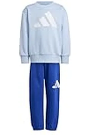 adidas Unisex niños ESSENTIALS JOGGER, glow blue/wonder blue/white, 3-4 Years