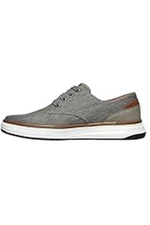 Skechers Moreno Canvas Oxford, Zapatillas Hombre, Beige TPE 578, 45.5 EU Ancho