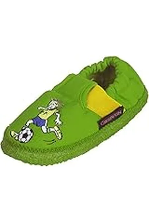 Giesswein Antwerpen, Zapatillas de estar por casa, para Niños, verde (Grün gras / 467), verde (Grün gras / 467), 23