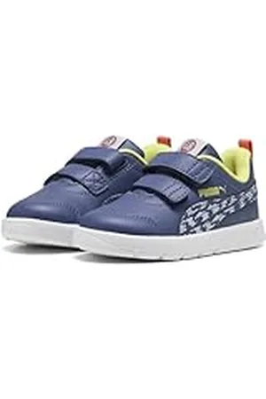 PUMA COURTFLEX V3 Poised 2 Race V INF, Zapatillas Unisex bebé, Blue Crystal-Cool Weather, 22 EU