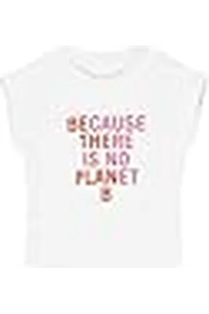 ECOALF Camiseta Niña Rialf, de Algodón, Tejido Reciclado, Camiseta Algodón Niña, Camiseta de Manga Corta, Camiseta Básica, Talla 10 años, Color