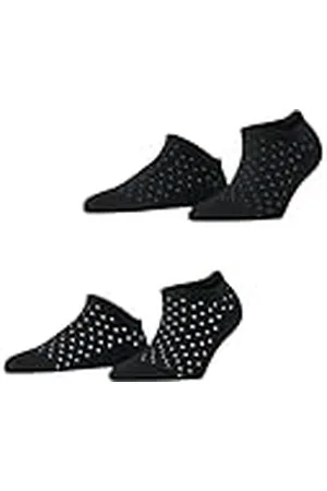 ESPRIT Fine Dot Multipack W Sn algodón lisos 2 pares, Calcetines cortos Mujer, , 35-38
