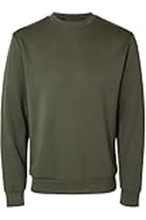 SELECTED Slhemanuel Soft Crew Neck Sweat Noos Sudadera, Forest Night, L para Hombre