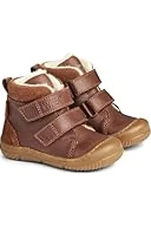 WHEAT Sonni Tex-Botas Altas para niños, Unisex, 60% Piel, 40% Ante, Transpirables, Resistentes al Agua, Zapatos para Nieve, , 24 EU