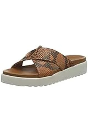 Buffalo Javia, Mules Mujer, Multicolor (Cognac/Brown 000), 39 EU