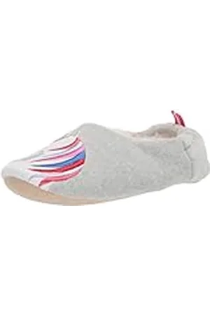 Joules JNR Slippet, Pantuflas, Gris (Rainbow Horse), X-Small