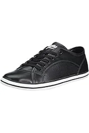Buffalo 209-I8118 Derby PU 113156 - Zapatillas con Cordones para Hombre - Color Gris, Color Negro, Talla 40